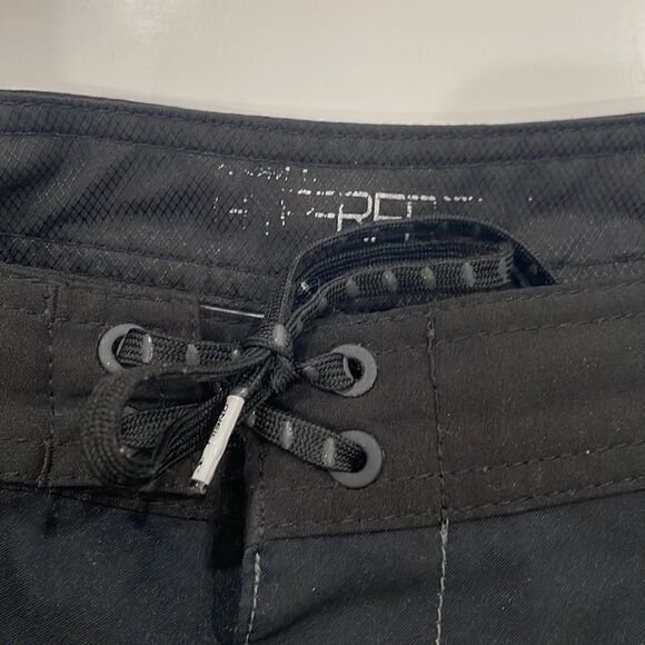 O' NEILL hyperfreak swim boardshorts lace up stretch gray black stripe - Picture 10 of 12